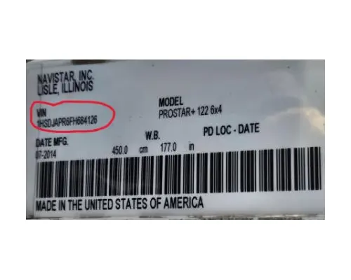 INTERNATIONAL Prostar + Vehicle For Sale