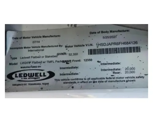 INTERNATIONAL Prostar + Vehicle For Sale