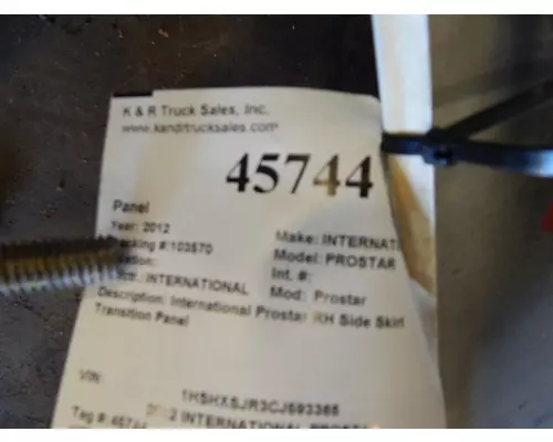 INTERNATIONAL Prostar  Body Parts, Misc.