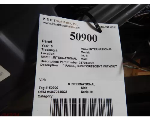 INTERNATIONAL Prostar  Body Parts, Misc.