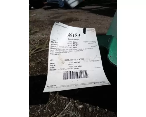 INTERNATIONAL Prostar  Miscellaneous Parts