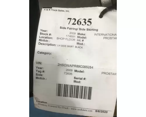 INTERNATIONAL Prostar  Skirt