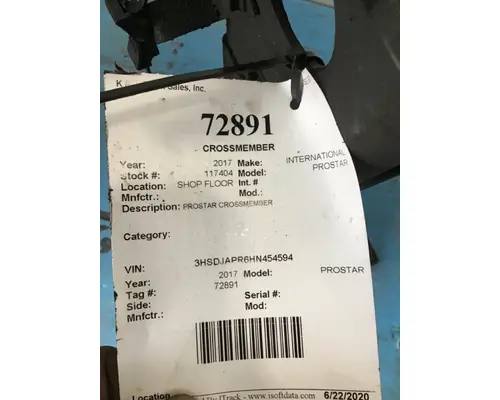 INTERNATIONAL Prostar 724 Crossmembers
