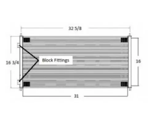 INTERNATIONAL Prostar Air Conditioner Condenser