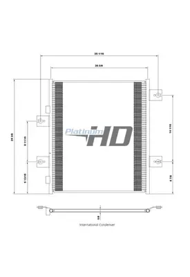 INTERNATIONAL Prostar Air Conditioner Condenser