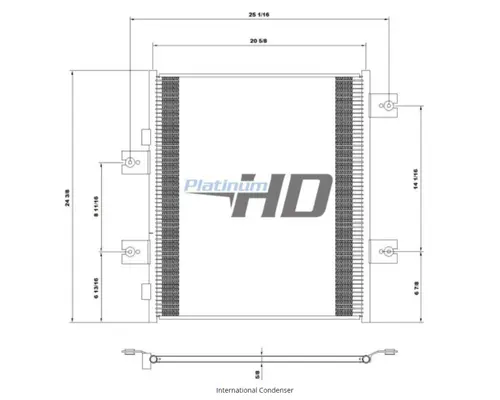 INTERNATIONAL Prostar Air Conditioner Condenser