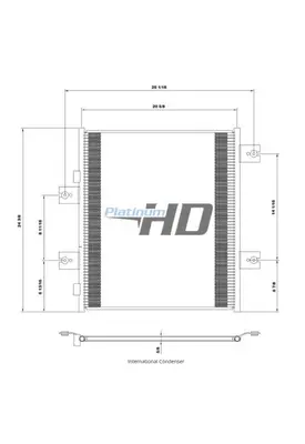INTERNATIONAL Prostar Air Conditioner Condenser