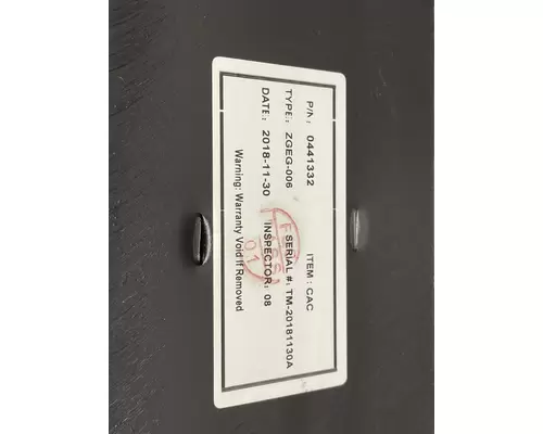 INTERNATIONAL Prostar Charge Air Cooler (ATAAC)