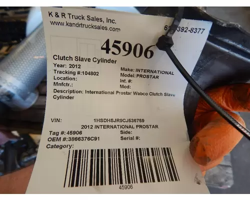 INTERNATIONAL Prostar Clutch Slave Cylinder