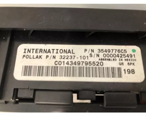 INTERNATIONAL Prostar Dash  Console Switch