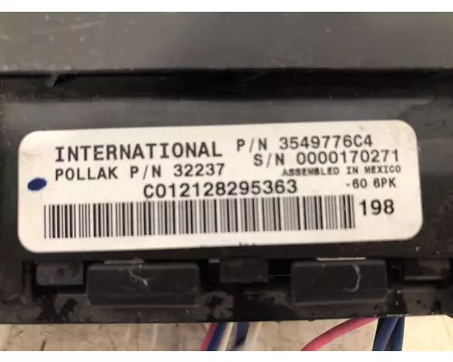 INTERNATIONAL Prostar Dash  Console Switch