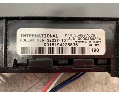 INTERNATIONAL Prostar Dash  Console Switch
