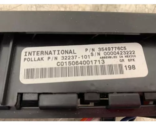 INTERNATIONAL Prostar Dash  Console Switch