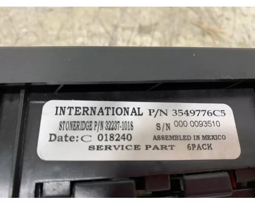 INTERNATIONAL Prostar Dash  Console Switch