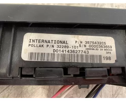 INTERNATIONAL Prostar Dash  Console Switch