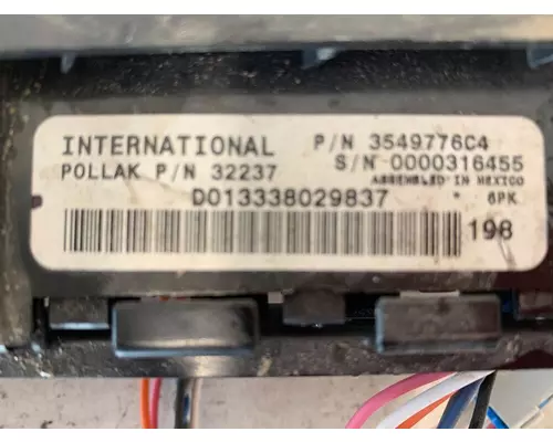 INTERNATIONAL Prostar Dash  Console Switch