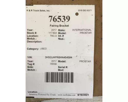 INTERNATIONAL Prostar Door Assembly, Front