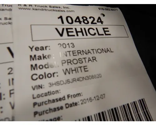 INTERNATIONAL Prostar Door Handle