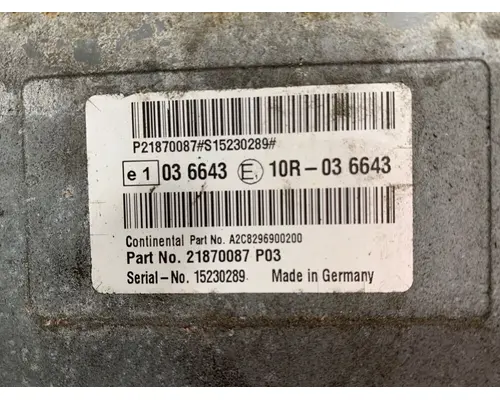 INTERNATIONAL Prostar ECM (EGR Maintenance Reminder)