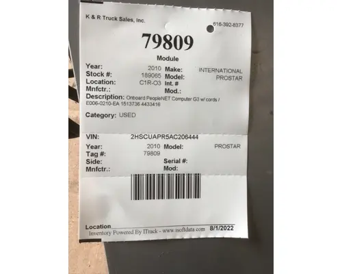 INTERNATIONAL Prostar Electronics & Modules 430