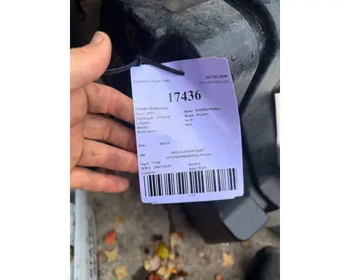 INTERNATIONAL Prostar Fender Extension