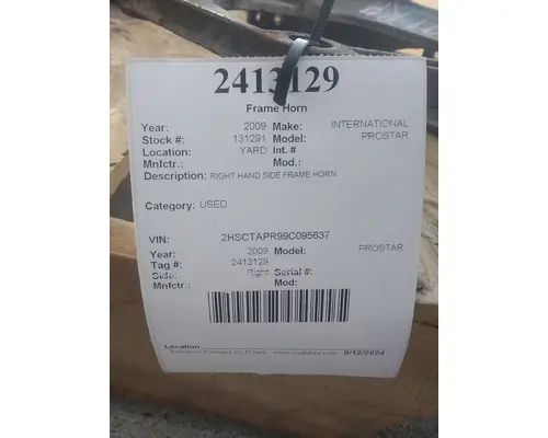 INTERNATIONAL Prostar Frame Horn