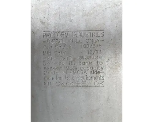 INTERNATIONAL Prostar Fuel Tank