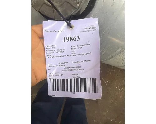 INTERNATIONAL Prostar Fuel Tank