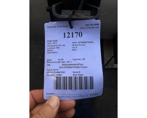 INTERNATIONAL Prostar Fuel Tank