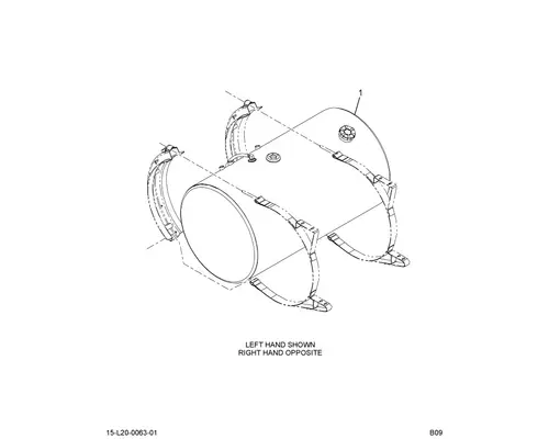 INTERNATIONAL Prostar Fuel Tank