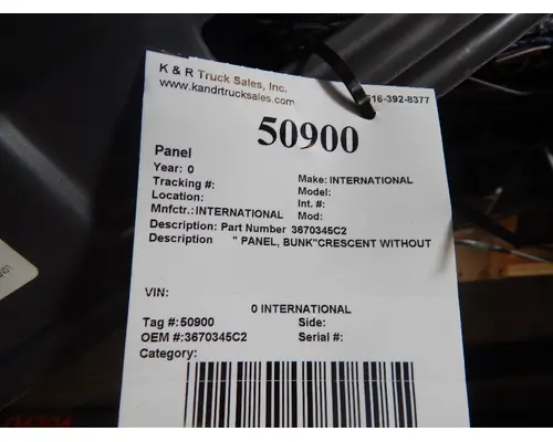 INTERNATIONAL Prostar Interior Parts, Misc.