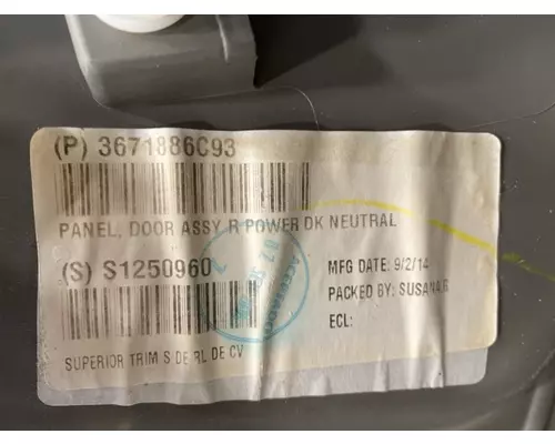 INTERNATIONAL Prostar Interior Trim Panel