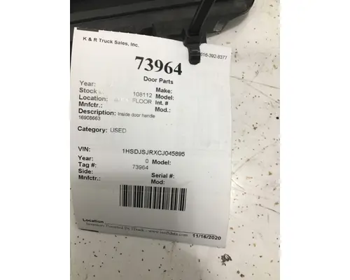 INTERNATIONAL Prostar Miscellaneous Parts