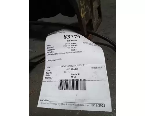 INTERNATIONAL Prostar Mounts, Cab