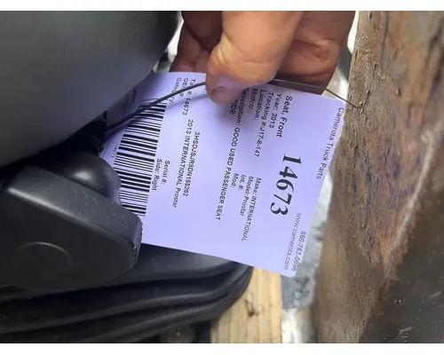 INTERNATIONAL Prostar Seat, Front