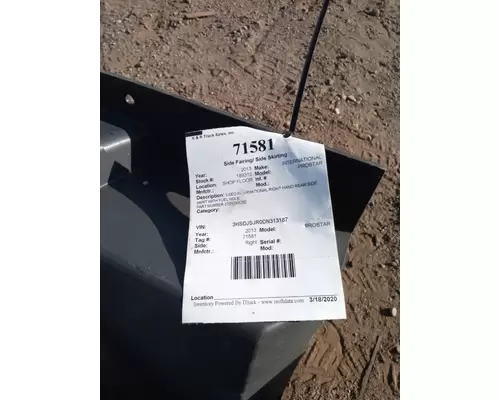 INTERNATIONAL Prostar Side Fairing