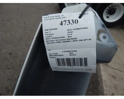 INTERNATIONAL Prostar Sleeper Fairing