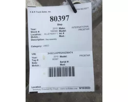 INTERNATIONAL Prostar Step