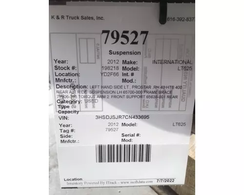 INTERNATIONAL Prostar Suspension