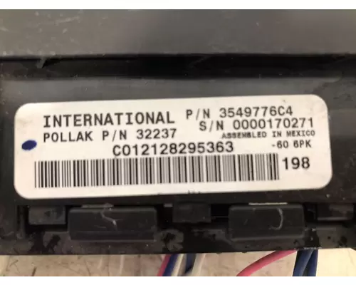 INTERNATIONAL Prostar Switch Panel