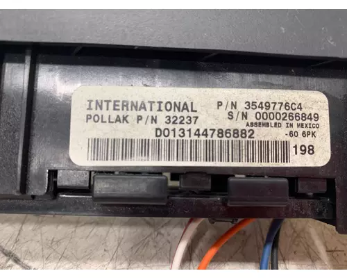 INTERNATIONAL Prostar Switch Panel