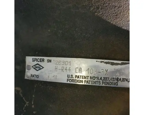 INTERNATIONAL RA44 Rear Rears (Tandem Rear or Single)