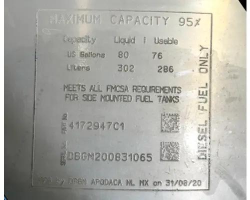 INTERNATIONAL RH613 Fuel Tank