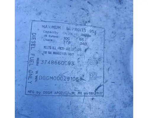 INTERNATIONAL RH613 Fuel Tank