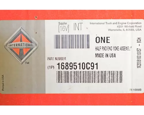 INTERNATIONAL SPL90 Drive Shaft, Rear