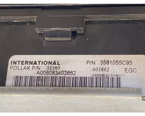 INTERNATIONAL School Bus Instrument Cluster