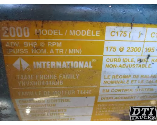 INTERNATIONAL T444E Camshaft