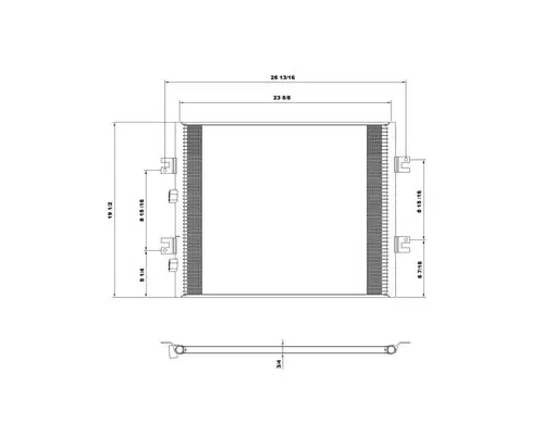 INTERNATIONAL TERRASTAR AIR CONDITIONER CONDENSER