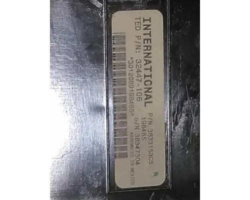 INTERNATIONAL TERRASTAR CHASSIS CONTROL MODULE (CCM)
