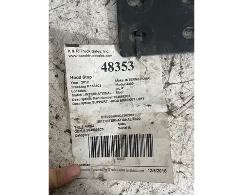 INTERNATIONAL TerraStar Hood Bumpers